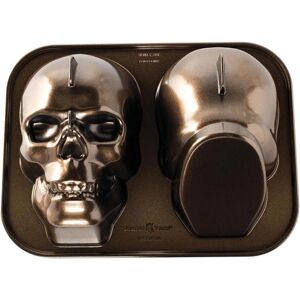 Nordic Ware Moule à pâtisserie tête de mort, Moule à gâteau, Bronze - Publicité Nordic Ware Moule à pâtisserie tête de mort, Moule à gâteau, Bronze - Publicité