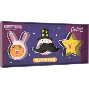 Chefclub Snacking Media:Emporte-pièces pour biscuits, Emporte-pièce, Argent - Publicité Chefclub Snacking Media:Emporte-pièces pour biscuits, Emporte-pièce, Argent - Publicité