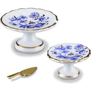 Reutter, Miniatures, 001.663/5 - Deux plats à tarte "Oignon", miniatures - Publicité Reutter, Miniatures, 001.663/5 - Deux plats à tarte "Oignon", miniatures - Publicité