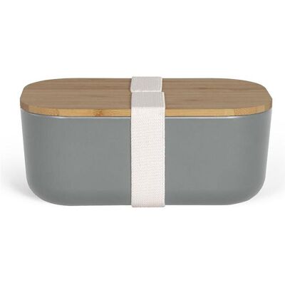 Livoo Lunch box recyclé, Lunch box, Marron, Gris - Publicité Livoo Lunch box recyclé, Lunch box, Marron, Gris - Publicité