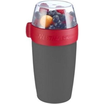 Boîte à muesli WESTMARK - Étanche, 700ml, Micro-ondable et Congélation - Publicité Boîte à muesli WESTMARK - Étanche, 700ml, Micro-ondable et Congélation - Publicité