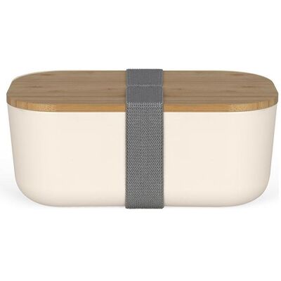 Livoo Lunch box recyclé, Lunch box, Blanc, Gris - Publicité Livoo Lunch box recyclé, Lunch box, Blanc, Gris - Publicité