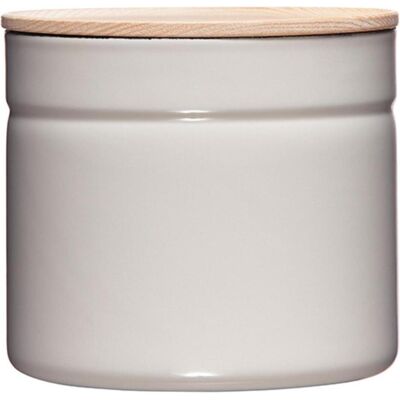 Riess Récipient de Stockage Emaille - Couvercle en Hêtre - 12cm - 1390ml - Gris - Récipient de Stockage - Publicité Riess Récipient de Stockage Emaille - Couvercle en Hêtre - 12cm - 1390ml - Gris - Récipient de Stockage - Publicité