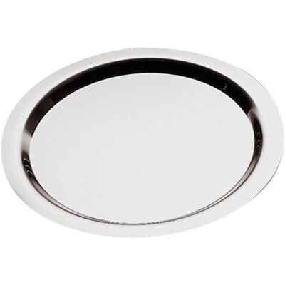 Plateau rond en acier inoxydable Finesse - Vaisselle - Publicité Plateau rond en acier inoxydable Finesse - Vaisselle - Publicité