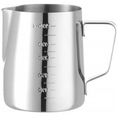 Hendi Pot à lait avec doseur,, 0,55L, 130x77x(H)115mm, Machine à café : accessoires, Argent - Publicité Hendi Pot à lait avec doseur,, 0,55L, 130x77x(H)115mm, Machine à café : accessoires, Argent - Publicité