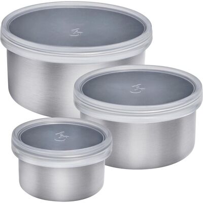 Lurch Mini-boîtes, Boîte de conservation, Argent, Transparent - Publicité Lurch Mini-boîtes, Boîte de conservation, Argent, Transparent - Publicité