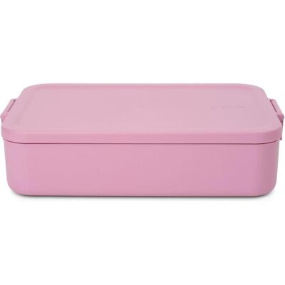 Brabantia Lunchbox Make & Take 25.5 x 16.7 x 6.2 cm, Pink, Lunch box, Pink, Rose - Publicité Brabantia Lunchbox Make & Take 25.5 x 16.7 x 6.2 cm, Pink, Lunch box, Pink, Rose - Publicité