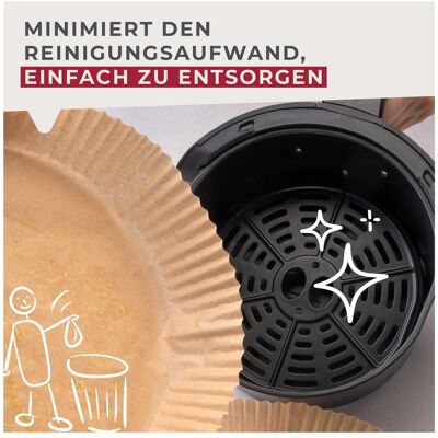 Fackelmann Backpapier-Zuschnitte rund 40 St., Papier de cuisson, Transparent - Publicité Fackelmann Backpapier-Zuschnitte rund 40 St., Papier de cuisson, Transparent - Publicité