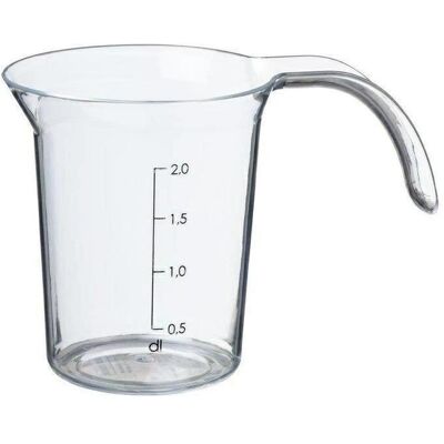 Plast team Gobelet gradué "Palermo", 0,2 litre, transparent, Verre mesureur, Transparent - Publicité Plast team Gobelet gradué "Palermo", 0,2 litre, transparent, Verre mesureur, Transparent - Publicité