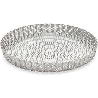 de Buyer FORME TRESSÉE PERFORÉE NOBLE BOD. AMOVIBLE. 28X2.5, Moule à gâteau, Argent - Publicité de Buyer FORME TRESSÉE PERFORÉE NOBLE BOD. AMOVIBLE. 28X2.5, Moule à gâteau, Argent - Publicité