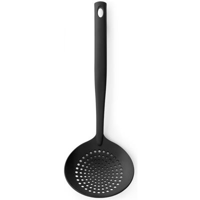 Brabantia Cuillère à fente, Ustensiles de cuisine, Noir - Publicité Brabantia Cuillère à fente, Ustensiles de cuisine, Noir - Publicité