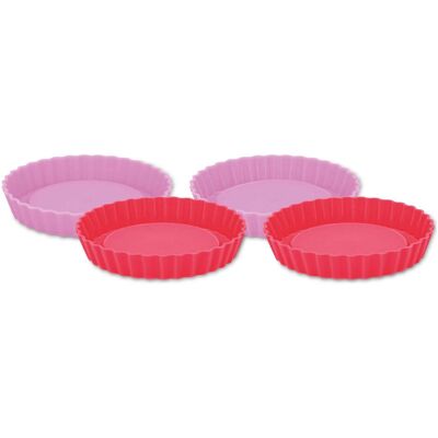 alpina Moule à pâtisserie rond 4pcs, Moule à gâteau, Rouge, Violet - Publicité alpina Moule à pâtisserie rond 4pcs, Moule à gâteau, Rouge, Violet - Publicité