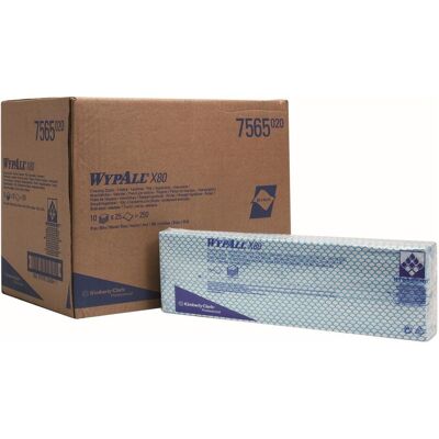 Torchons de nettoyage Hydroknit X80 Bleu Wypall - Ustensile de nettoyage - Publicité Torchons de nettoyage Hydroknit X80 Bleu Wypall - Ustensile de nettoyage - Publicité