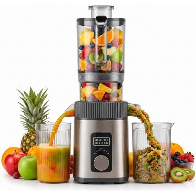 Black & Decker BLACK+DECKER Slow Juicer, Centrifugeuse - Publicité Black & Decker BLACK+DECKER Slow Juicer, Centrifugeuse - Publicité