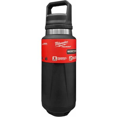 Milwaukee Packout Bouteille Thermique - 1065ml - Noir - Publicité Milwaukee Packout Bouteille Thermique - 1065ml - Noir - Publicité
