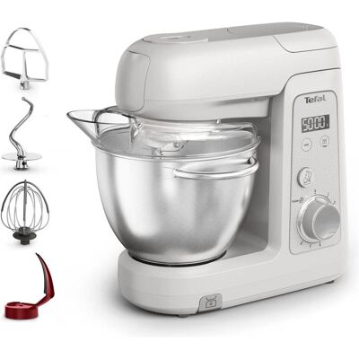 Tefal km Bake Partner + Bright Grey Ee Qb540bf0, Robot ménager, Gris - Publicité Tefal km Bake Partner + Bright Grey Ee Qb540bf0, Robot ménager, Gris - Publicité