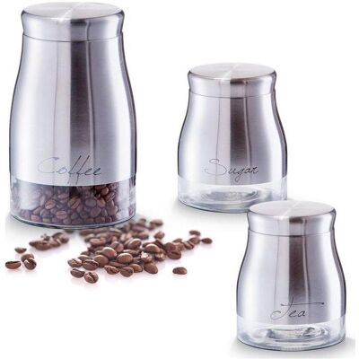 ZELLER Récipient à thé - 900 ml en verre et acier inoxydable - Publicité ZELLER Récipient à thé - 900 ml en verre et acier inoxydable - Publicité