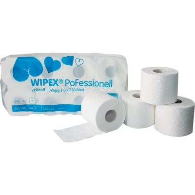 Papier Toilette WIPEX 3 plis, 72 Rouleaux - Qualité Premium - Publicité Papier Toilette WIPEX 3 plis, 72 Rouleaux - Qualité Premium - Publicité