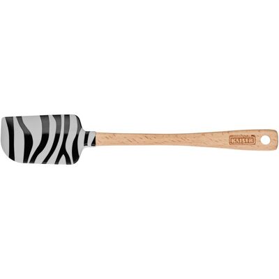 Kaiser Spatule à pâte Zebra Print noir/blanc, 23 x 4 cm, Ustensiles pour pâtisserie, Noir, Blanc - Publicité Kaiser Spatule à pâte Zebra Print noir/blanc, 23 x 4 cm, Ustensiles pour pâtisserie, Noir, Blanc - Publicité