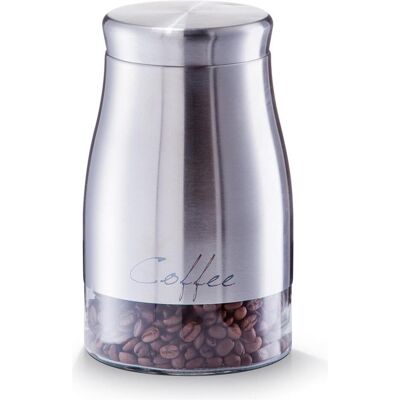 Zeller Present Caffé - Pot à conservation et Lunchbox - Argent - Publicité Zeller Present Caffé - Pot à conservation et Lunchbox - Argent - Publicité
