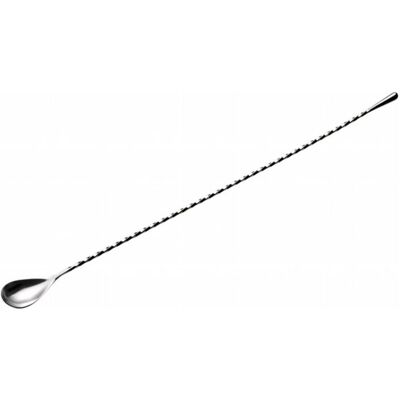Cuillère de bar APS 93153 - Inox, manche torsadé 40cm - Publicité Cuillère de bar APS 93153 - Inox, manche torsadé 40cm - Publicité
