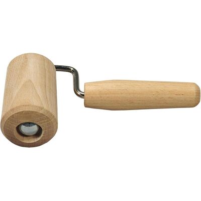 4x Kesper Backblechausroller kon 15x7,2c, Rouleau à pâtisserie, Marron - Publicité 4x Kesper Backblechausroller kon 15x7,2c, Rouleau à pâtisserie, Marron - Publicité