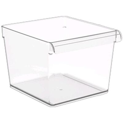 Rotho Organiseur de réfrigérateur Loft 5,0l 22,4x19,7x15,2 cm, Organisateurs de cuisine, Transparent - Publicité Rotho Organiseur de réfrigérateur Loft 5,0l 22,4x19,7x15,2 cm, Organisateurs de cuisine, Transparent - Publicité