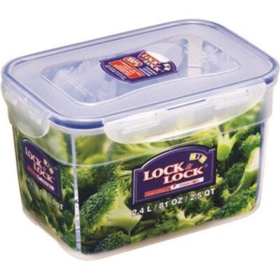 Contenant de Rangement Alimentaire Classique Lock & Lock - 2,4L - Résistant, Étanche, Micro-ondable - Publicité Contenant de Rangement Alimentaire Classique Lock & Lock - 2,4L - Résistant, Étanche, Micro-ondable - Publicité