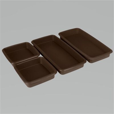 Lurch Flexiform FlexiPlaque de four 2x2 brown, Moule à gâteau, Marron - Publicité Lurch Flexiform FlexiPlaque de four 2x2 brown, Moule à gâteau, Marron - Publicité
