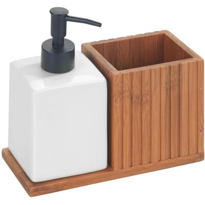 Wenko Distributeur de savon et porte-savon Mera - Publicité Wenko Distributeur de savon et porte-savon Mera - Publicité
