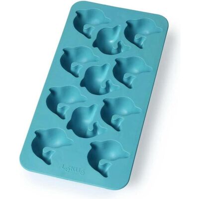 Lékué Ice Cubes, Bacs à glaçons + moules à glace, Turquoise, Bleu - Publicité Lékué Ice Cubes, Bacs à glaçons + moules à glace, Turquoise, Bleu - Publicité