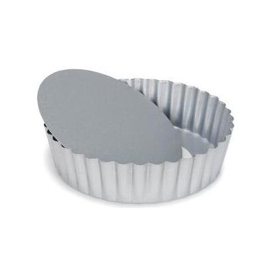 Moule à Quiche Haute Patisse - Fond amovible, 15cm - Argenté - Publicité Moule à Quiche Haute Patisse - Fond amovible, 15cm - Argenté - Publicité