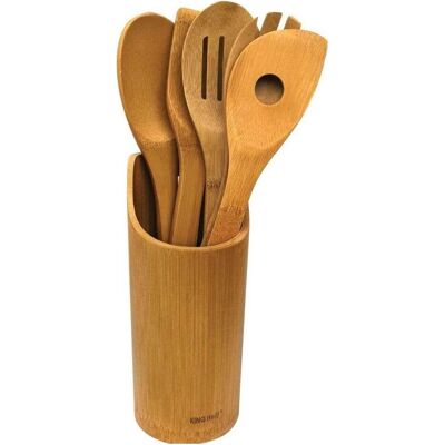 Kinghoff Ensemble d'ustensiles de cuisine en bois Kh-1362, Ustensiles de cuisine, Marron - Publicité Kinghoff Ensemble d'ustensiles de cuisine en bois Kh-1362, Ustensiles de cuisine, Marron - Publicité