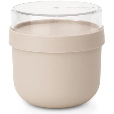 Brabantia Make & Take Bol de Petit Déjeuner - Beige - 0,5 l - Idéal pour le petit déjeuner - Publicité Brabantia Make & Take Bol de Petit Déjeuner - Beige - 0,5 l - Idéal pour le petit déjeuner - Publicité