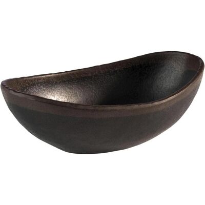 Bol APS Marone - Mélamine, 16,5x10cm, noir-marron - Publicité Bol APS Marone - Mélamine, 16,5x10cm, noir-marron - Publicité