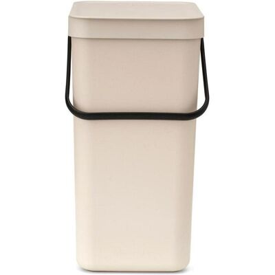Brabantia Poubelle Sort&Go 16 l, Poubelle, Beige - Publicité Brabantia Poubelle Sort&Go 16 l, Poubelle, Beige - Publicité