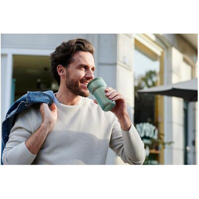 Tasse Isotherme MEPAL Ellipse Rouge - Mug Voyage Café & Thé - Publicité Tasse Isotherme MEPAL Ellipse Rouge - Mug Voyage Café & Thé - Publicité