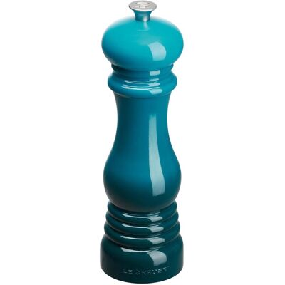 Le Creuset Moulin à sel 21cm Moulin à sel - hauteur 21cm, Moulin à poivre + moulin à sel, Turquoise - Publicité Le Creuset Moulin à sel 21cm Moulin à sel - hauteur 21cm, Moulin à poivre + moulin à sel, Turquoise - Publicité