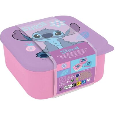 Stor STITCH - Watercolor - Boîtes à Snack - 3 pcs, Lunch box, Multicolore - Publicité Stor STITCH - Watercolor - Boîtes à Snack - 3 pcs, Lunch box, Multicolore - Publicité