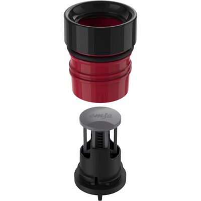 Emsa Bludrop Bouteille Isolante - Acier inoxydable, 1L, Noir - Publicité Emsa Bludrop Bouteille Isolante - Acier inoxydable, 1L, Noir - Publicité