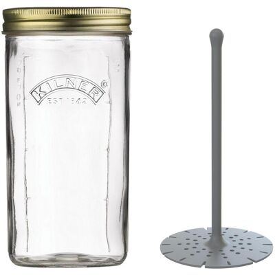 Kilner Verre à large ouverture, Bocal de conservation, Transparent - Publicité Kilner Verre à large ouverture, Bocal de conservation, Transparent - Publicité