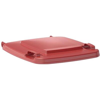 Couvercle SULO pour bac à déchets 240l - Rouge - Publicité Couvercle SULO pour bac à déchets 240l - Rouge - Publicité
