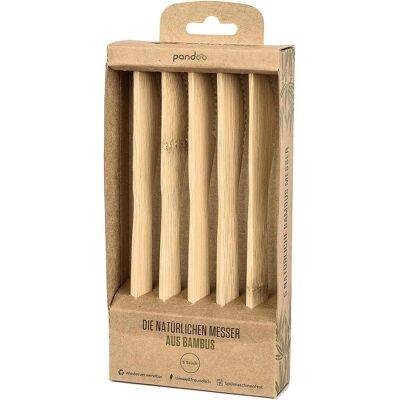 Couteaux de Cuisine Réutilisables PANDOO - Lot de 5 - Marron - Couteaux de Cuisine - Publicité Couteaux de Cuisine Réutilisables PANDOO - Lot de 5 - Marron - Couteaux de Cuisine - Publicité