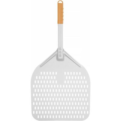 Hendi, Accessoires pour pizza, Pelle à pizza - perforée Al manche court 710x355 mm - Publicité Hendi, Accessoires pour pizza, Pelle à pizza - perforée Al manche court 710x355 mm - Publicité