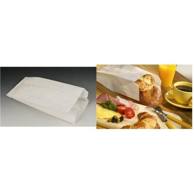 Papstar Sacs en Cellulose Blancs - 1,5kg - 28x13x7 cm - Papier & Ficelle - Publicité Papstar Sacs en Cellulose Blancs - 1,5kg - 28x13x7 cm - Papier & Ficelle - Publicité