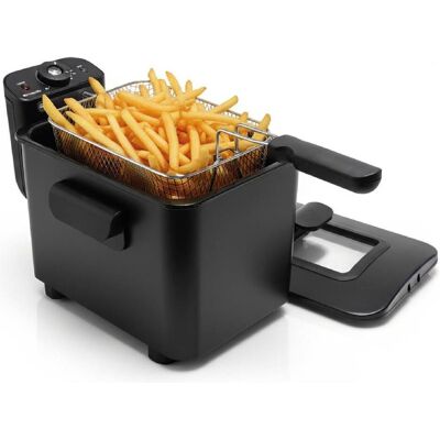Brabantia BBEK1130BK Frituurpan - Friteuse - 4 litres - 2200 Watt - RVS - Zwart, Friteuse, Noir - Publicité Brabantia BBEK1130BK Frituurpan - Friteuse - 4 litres - 2200 Watt - RVS - Zwart, Friteuse, Noir - Publicité