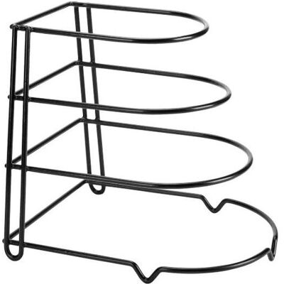 Kinghoff ORGANIZER STOJAK NA PATELNIE KH-1582, Poêle + casserole : accessoires, Noir - Publicité Kinghoff ORGANIZER STOJAK NA PATELNIE KH-1582, Poêle + casserole : accessoires, Noir - Publicité