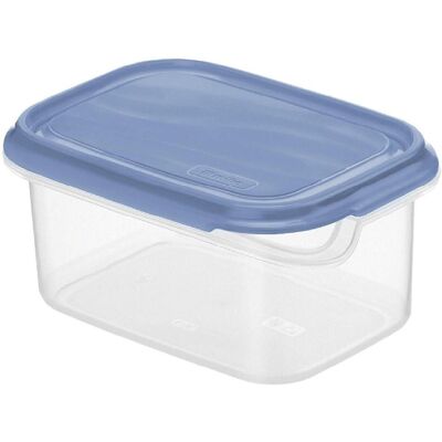 Rotho Boîte pour réfrigérateur, Boîte de conservation, Transparent, Bleu - Publicité Rotho Boîte pour réfrigérateur, Boîte de conservation, Transparent, Bleu - Publicité
