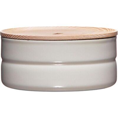 Riess Conteneur de Rangement Gris - Couvercle en Bois - 615ml - Publicité Riess Conteneur de Rangement Gris - Couvercle en Bois - 615ml - Publicité