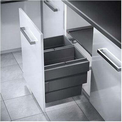 Hailo - Cargo Synchro 3608621 - Gris foncé - 56 L - Built-in waste bin - Publicité Hailo - Cargo Synchro 3608621 - Gris foncé - 56 L - Built-in waste bin - Publicité